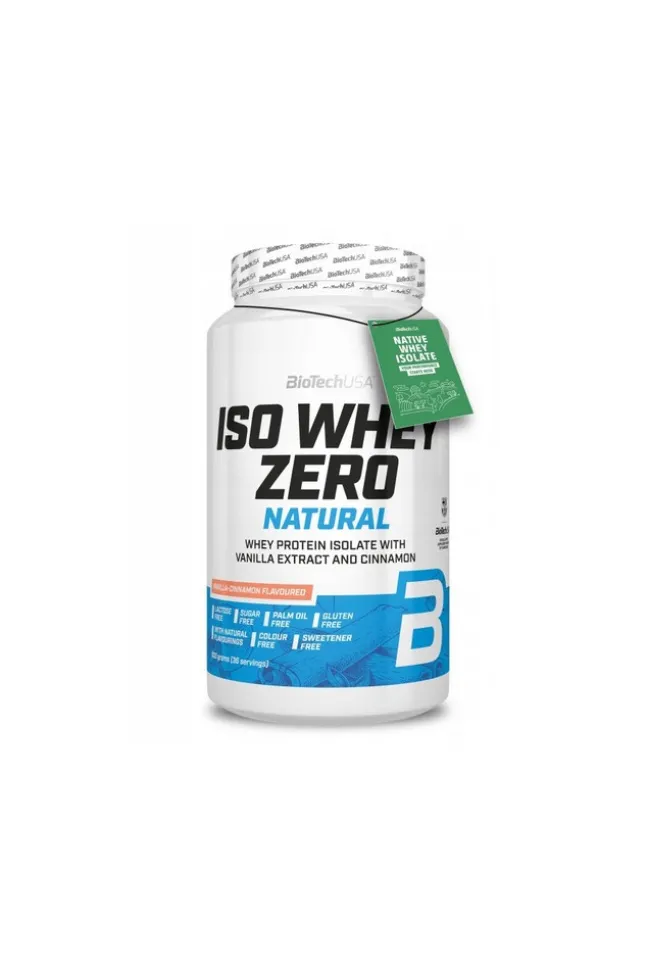 BioTech USA Iso Whey Zero Lactose Free - izolat białka serwatkowego WPI bez laktozy 908 g