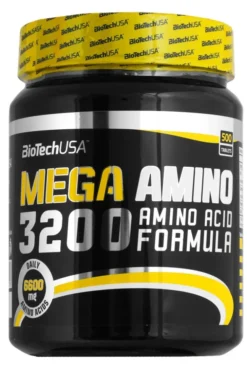 BioTech USA Mega Amino 3200 - aminokwasy BCAA i EAA - 500tab.