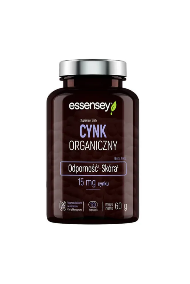 Essensey Cynk Organiczny Na Odporność 120kaps.