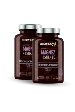 Essensey Magnez + Cynk + B6 120kaps. + 120kaps. dwupak