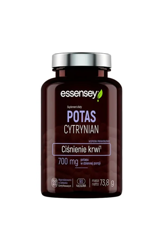 Essensey Potas Cytrynian 90kaps.
