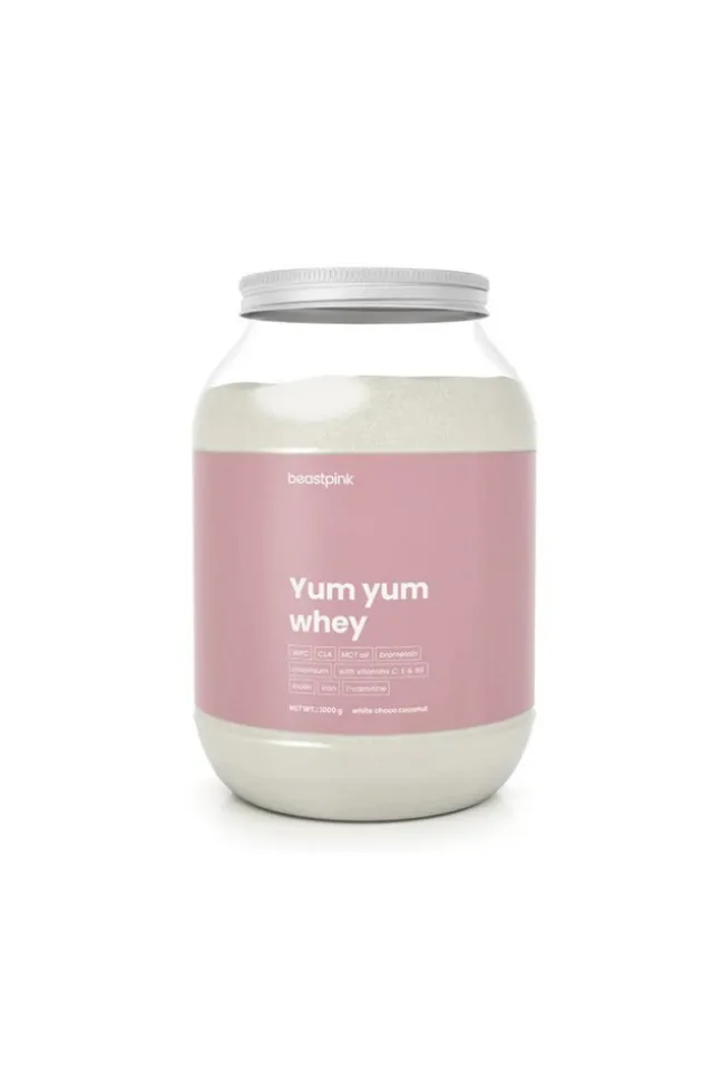 GymBeam YumYum Whey Beast Pink - odżywka białkowa whey - 1000g