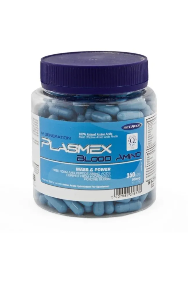 Megabol Plasmex Blood Amino - aminokwasy z hydrolizatu plazmy wołowej - 350tab.