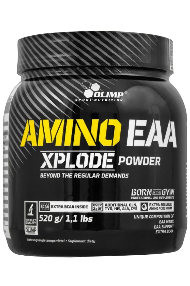 Olimp Amino EAA Xplode - aminokwasy EAA o dobrej rozpuszczalności - 520g