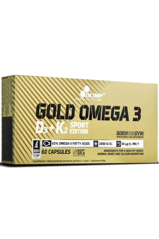 Olimp Gold Omega 3 D3 + K2 Sport Edition 60kaps.