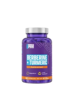 6PAK Nutrition Berberine + Turmeric 90kaps.