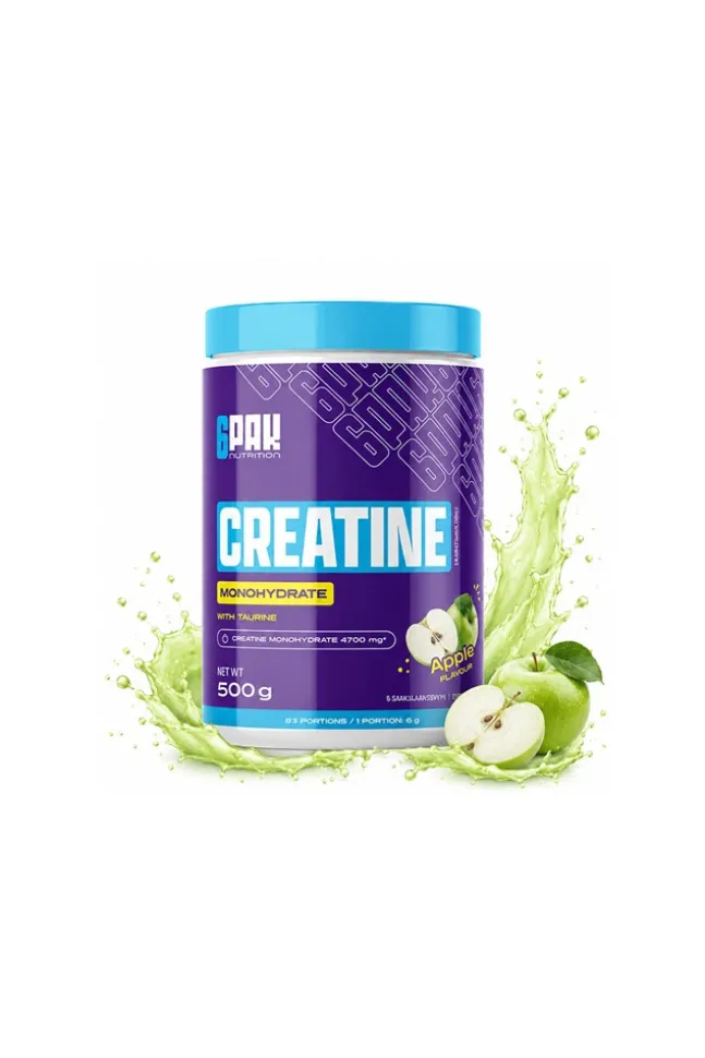 6PAK Nutrition Creatine Monohydrate - monohydrat kreatyny z tauryną - 500g