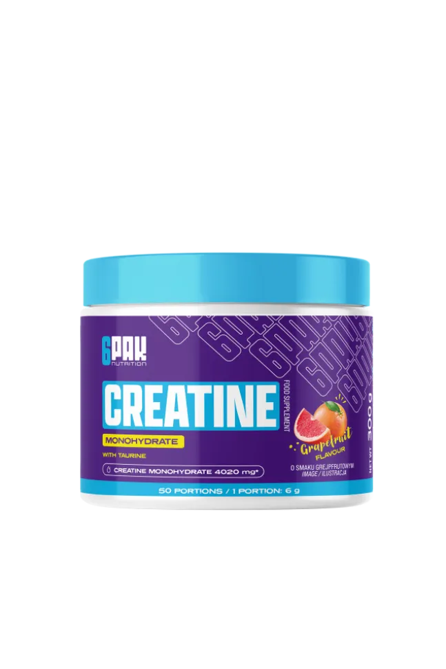 6PAK Nutrition Creatine Monohydrate - monohydrat kreatyny z tauryną - 300g