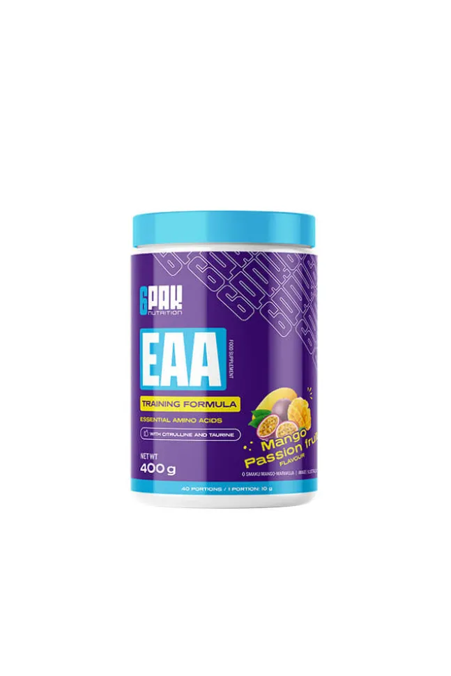 6PAK Nutrition EAA - aminokwasy EAA bez cukru - 400g