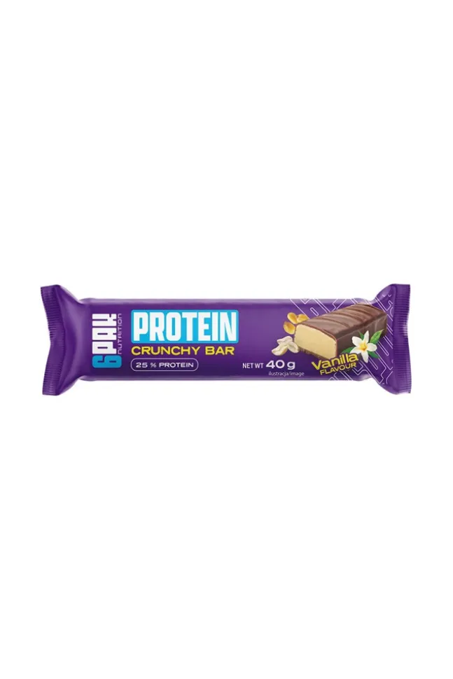 6PAK Nutrition Protein Crunchy Bar 40g