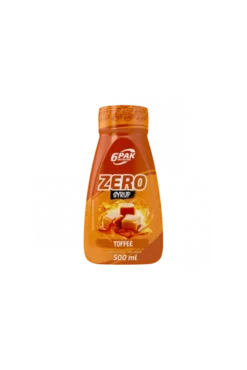6PAK Nutrition Syrup Zero 500ml Toffee