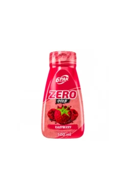6PAK Nutrition Syrup ZERO Raspberry 500ml