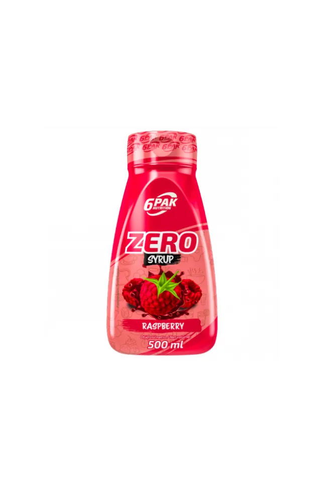 6PAK Nutrition Syrup ZERO Raspberry 500ml