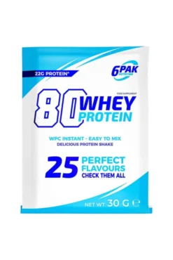 6PAK Nutrition 80 Whey Protein - 30g