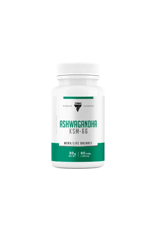 Trec Ashwagandha KSM-66 - ashwagandha KSM-66 - 60kaps.