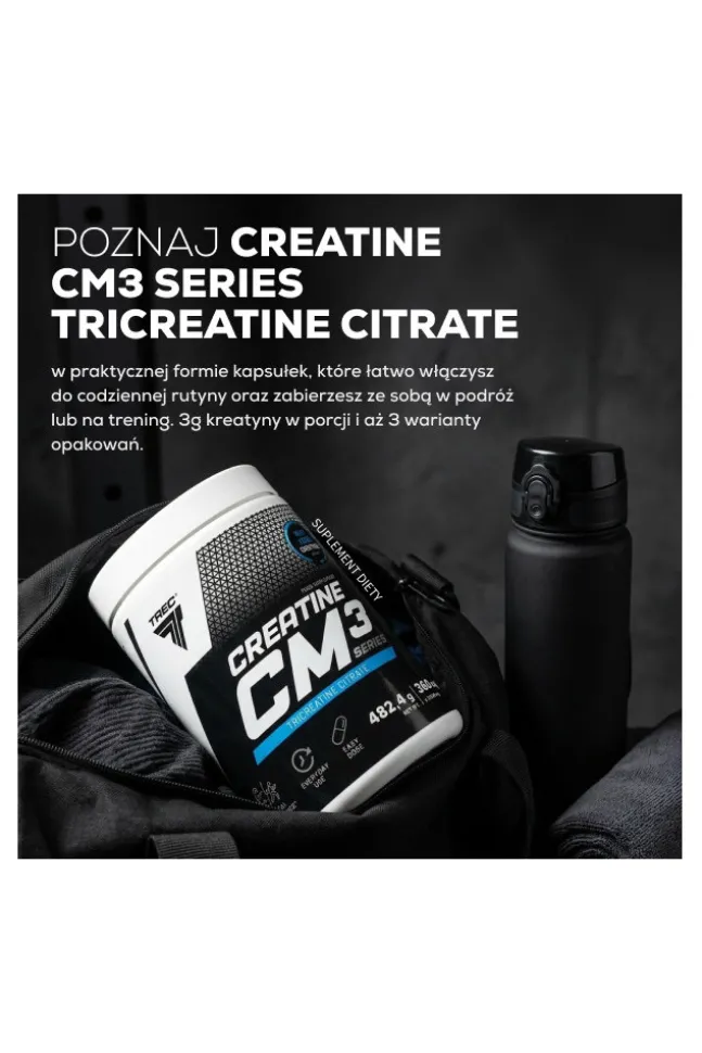 Trec Creatine CM3 Series TriCreatine Citrate 180kaps.