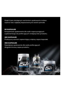 Trec Creatine CM3 Series TriCreatine Citrate 180kaps.