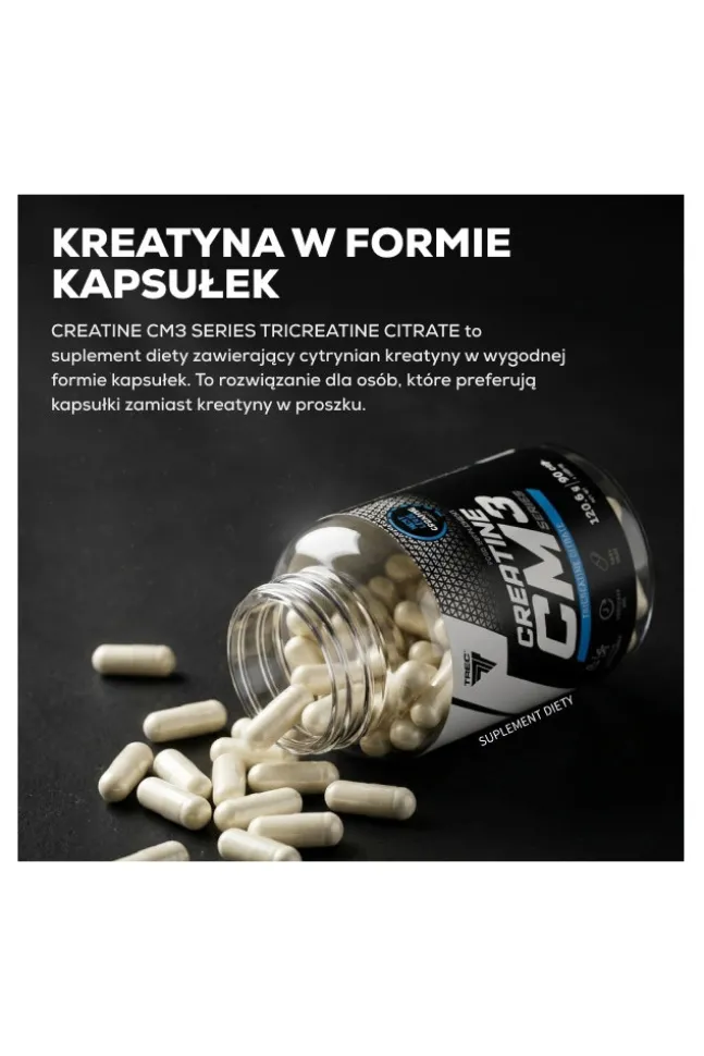 Trec Creatine CM3 Series TriCreatine Citrate 360kaps.