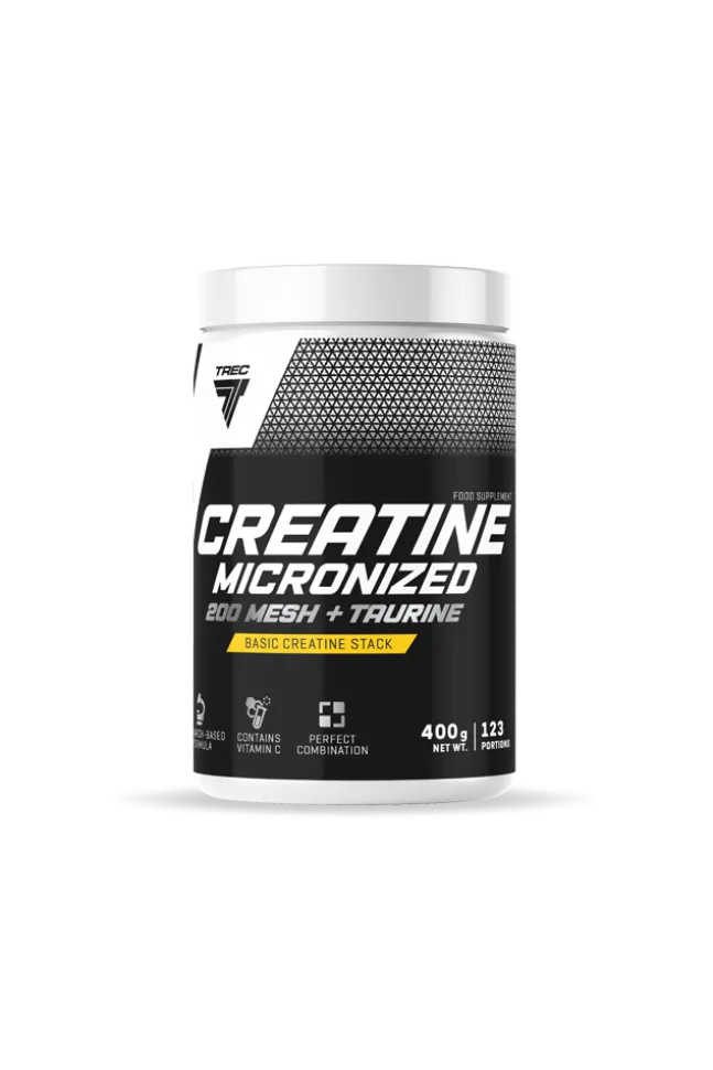 Trec Creatine Micronized 200 Mesh + Taurine - kreatyna mikronizowana 200 mesh z tauryną - 400g