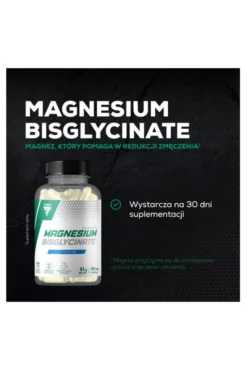 Trec Magnesium Bisglycinate - diglicynian magnezu z witaminą B6 90 kaps.