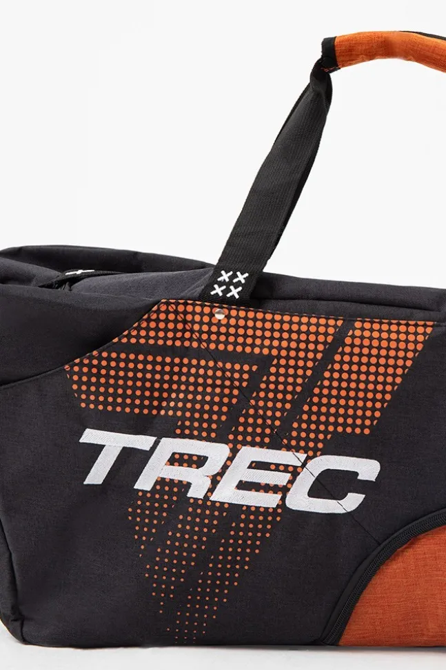 Trec Wear Czarno-pomarańczowa torba sportowa TREC GYM & TRAVEL BIG BAG 011 BLACK & ORANGE