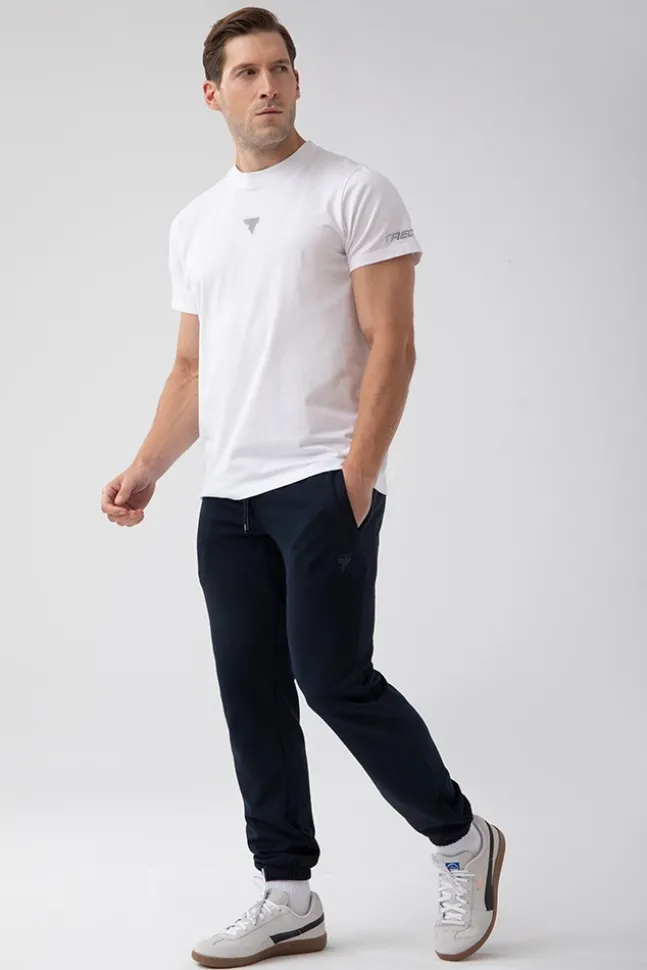 Trec Wear NOWOŚĆ Biały T-shirt męski TW BASIC TSHIRT 181 M WHITE