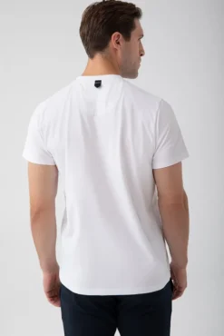 Trec Wear NOWOŚĆ Biały T-shirt męski TW BASIC TSHIRT 181 M WHITE