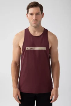 Trec Wear NOWOŚĆ Bordowy tank top męski TW BASIC TANK TOP 181 M BURGUNDY