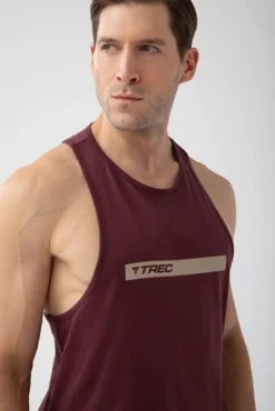 Trec Wear NOWOŚĆ Bordowy tank top męski TW BASIC TANK TOP 181 M BURGUNDY