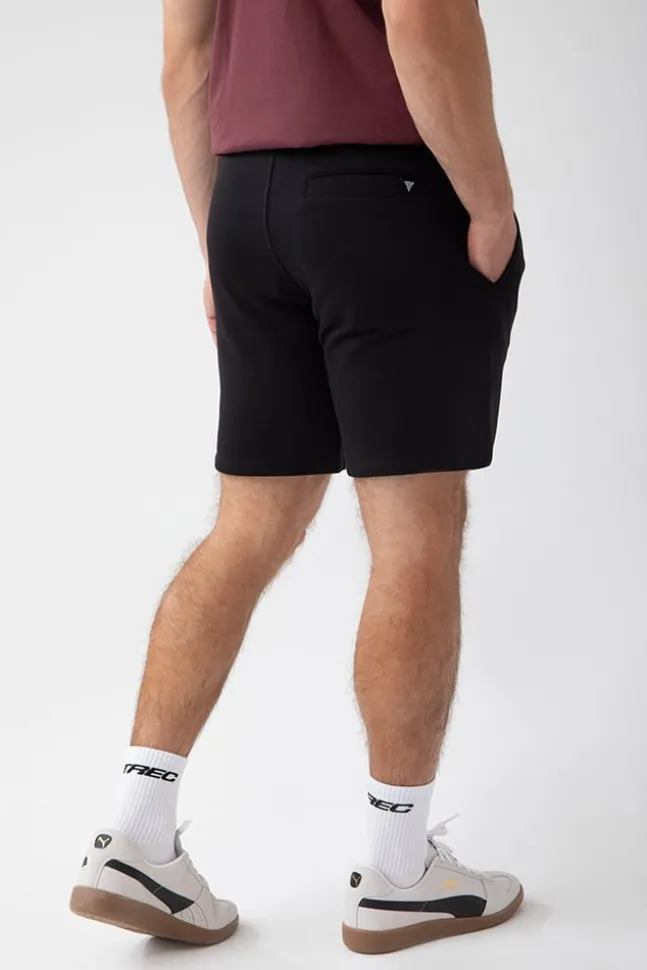 Trec Wear NOWOŚĆ Czarne krótkie spodenki męskie TW BASIC SHORT PANTS 182 M BLACK