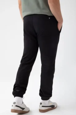 Trec Wear NOWOŚĆ Czarne spodnie dresowe męskie TW BASIC PANTS 182 M BLACK
