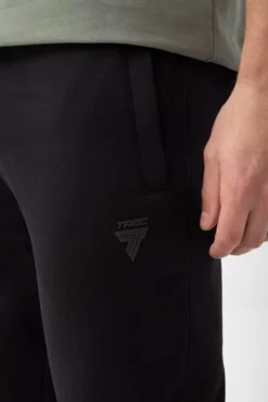 Trec Wear NOWOŚĆ Czarne spodnie dresowe męskie TW BASIC PANTS 182 M BLACK