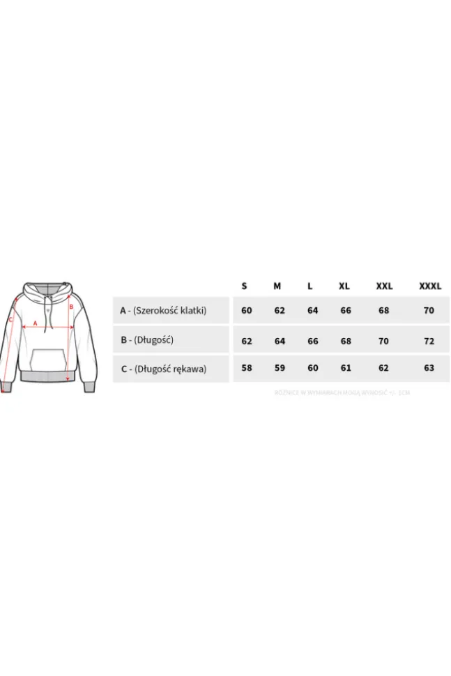 Trec Wear NOWOŚĆ Granatowa bluza męska z kapturem TW BASIC HOODIE 184 M NAVY