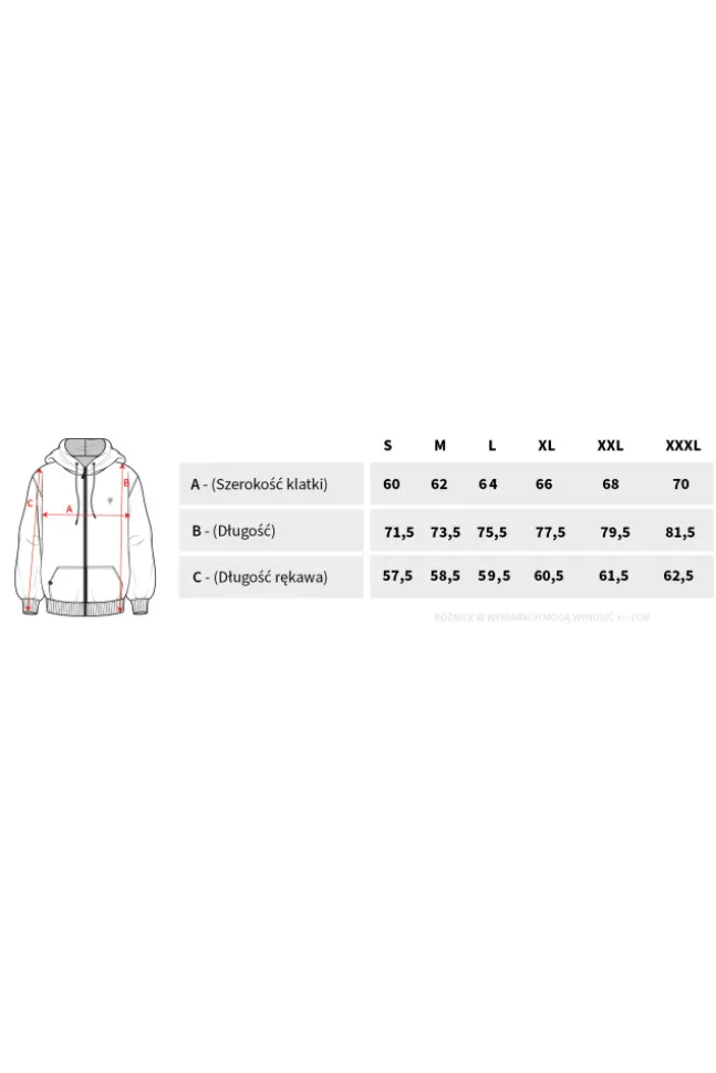 Trec Wear NOWOŚĆ Granatowa bluza rozpinana męska TW BASIC HOODIE ZIP 181 M NAVY