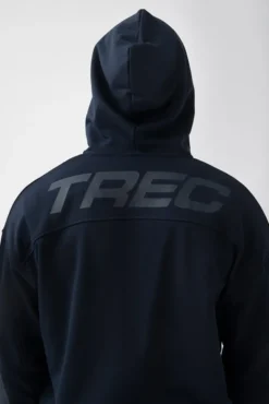 Trec Wear NOWOŚĆ Granatowa bluza rozpinana męska TW BASIC HOODIE ZIP 181 M NAVY