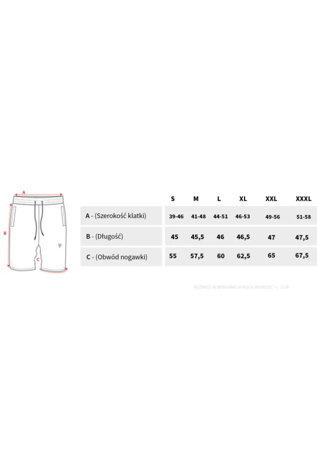 Trec Wear NOWOŚĆ Granatowe krótkie spodenki męskie TW BASIC SHORT PANTS 181 M NAVY