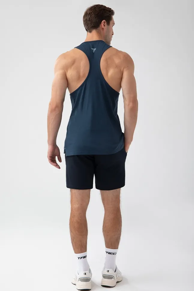 Trec Wear NOWOŚĆ Granatowy tank top męski TW BASIC TANK TOP 181 M NAVY