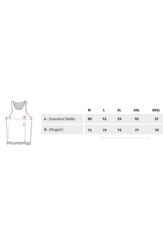 Trec Wear NOWOŚĆ Granatowy tank top męski TW BASIC TANK TOP 181 M NAVY