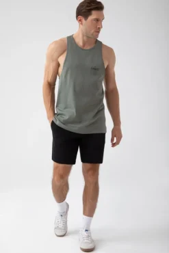 Trec Wear NOWOŚĆ Zielony tank top męski TW BASIC TANK TOP 180 M GREEN