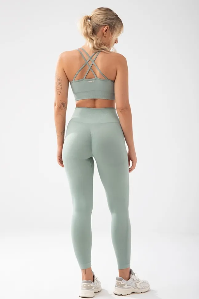 Trec Wear Trecgirl Sport Bra 160 GREEN - zielony stanik sportowy