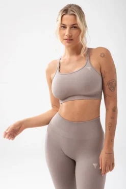 Trec Wear Trecgirl Sport Bra 160 GREY - szary stanik sportowy