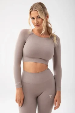 Trec Wear Trecgirl Sport Longsleeve Top 160 GREY - longsleeve sportowy damski szary